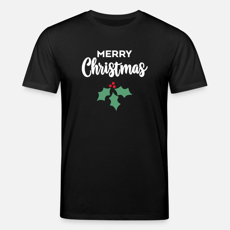Joyeux Noël Houx - T-shirt bio CREATOR Stanley/Stella Unisexe - noir