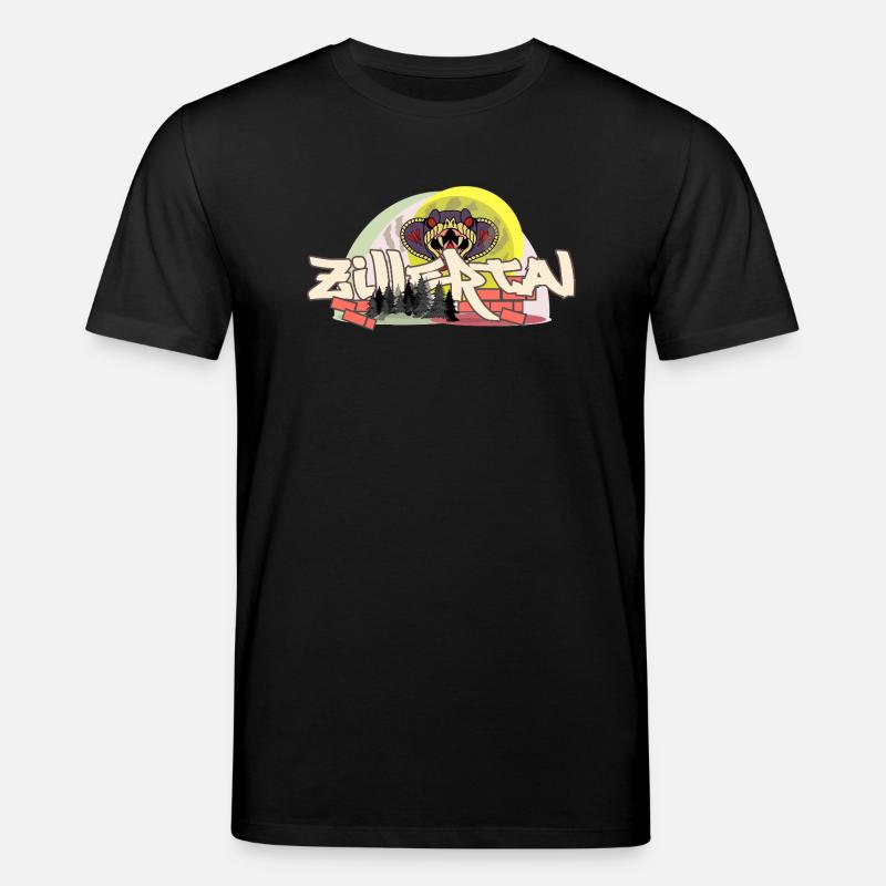 Zillertal Graffiti - T-shirt bio CREATOR Stanley/Stella Unisexe - noir