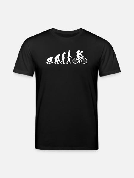 Evolution Cycling Cycling Biker Cycling - Stanley/Stella CREATOR Unisex Organic T-Shirt - black