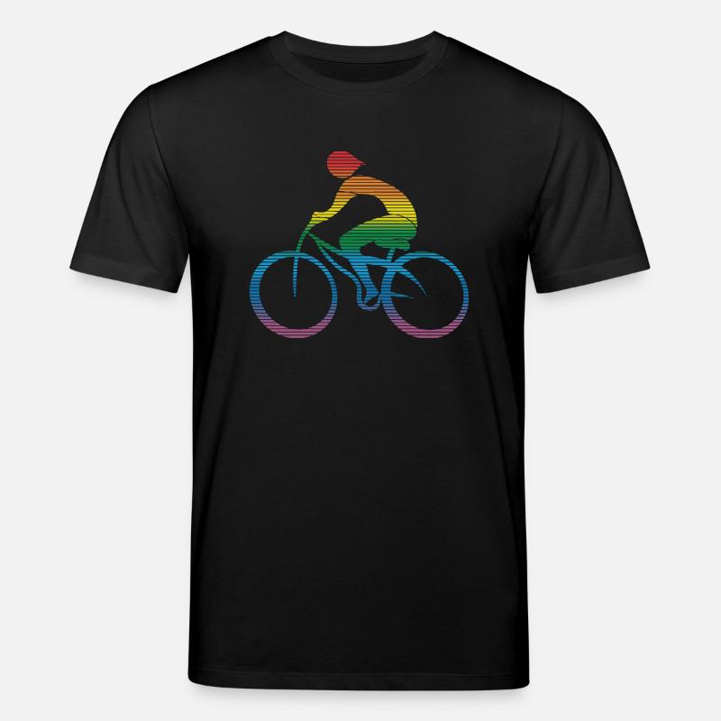 Cyclist - Stanley/Stella CREATOR Unisex Organic T-Shirt - black
