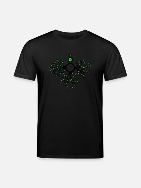 Kreiseadler_2f - Stanley/Stella CREATOR Unisex Organic T-Shirt - black