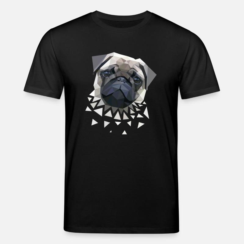 Mops - T-shirt bio CREATOR Stanley/Stella Unisexe - noir