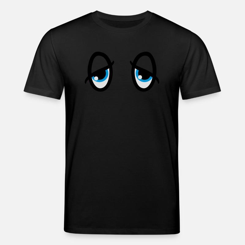 Eye comic tired - Stanley/Stella CREATOR Unisex Organic T-Shirt - black