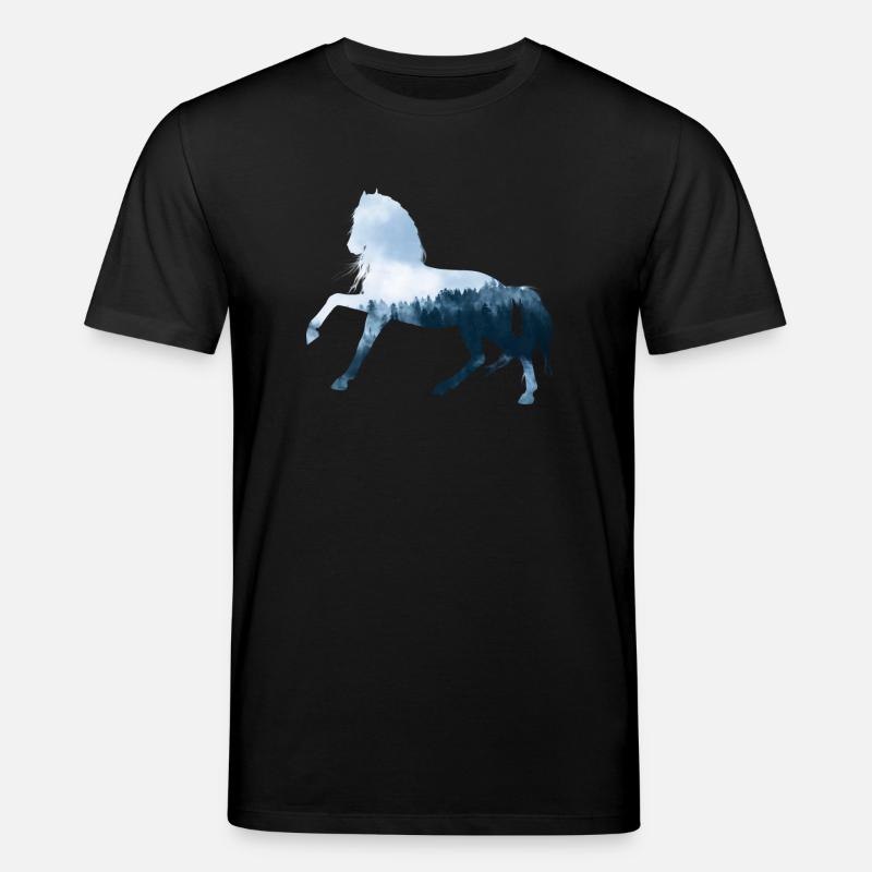 Pferd - Stanley/Stella Unisex Bio-T-Shirt CREATOR  - Schwarz