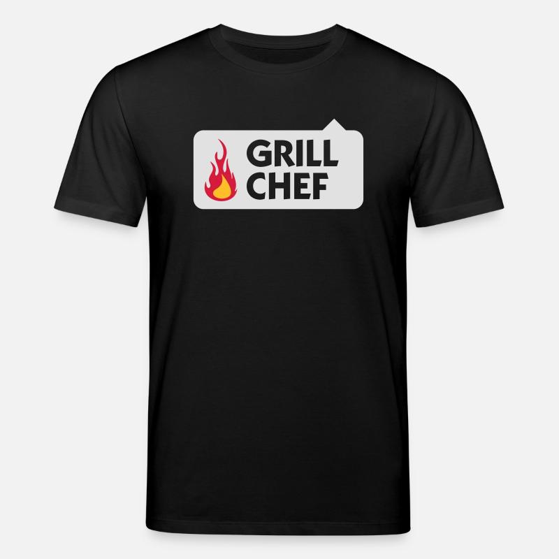 Ich bin der Grill Chef! - Stanley/Stella Unisex Bio-T-Shirt CREATOR  - Schwarz