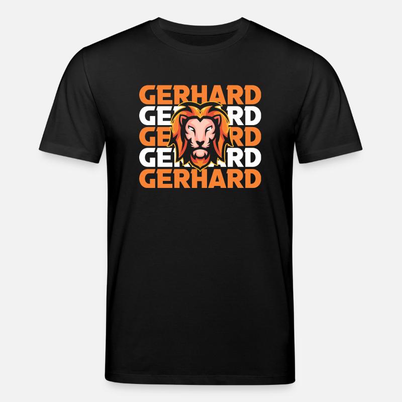 Löwe Gerhard - Stanley/Stella Unisex Bio-T-Shirt CREATOR - Schwarz