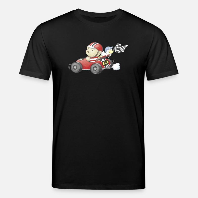 PP_Rennfahrer_01 - Stanley/Stella Unisex Bio-T-Shirt CREATOR  - Schwarz