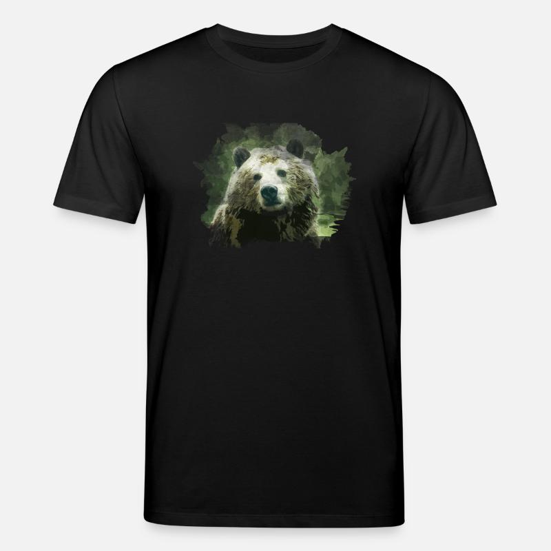 Bär - Stanley/Stella Unisex Bio-T-Shirt CREATOR  - Schwarz
