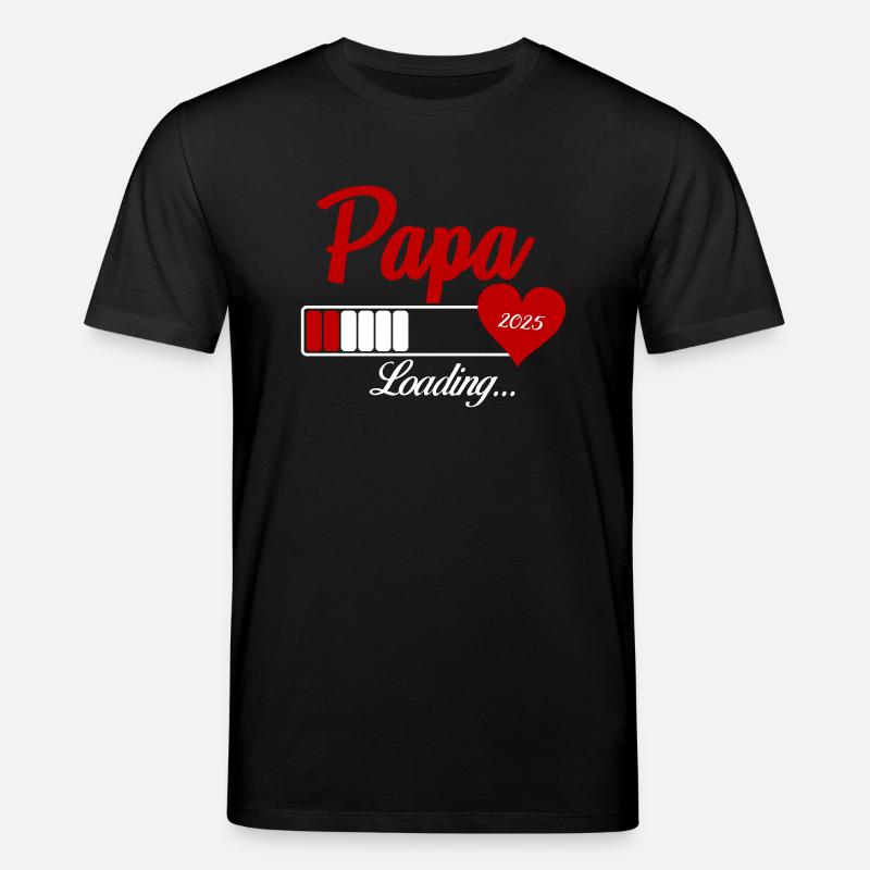 papa loading 2025 - Stanley/Stella Unisex Bio-T-Shirt CREATOR  - Schwarz