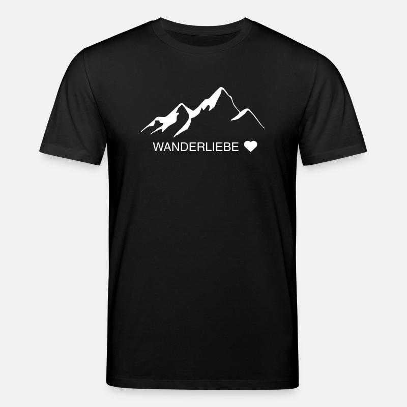 Wanderliebe - Stanley/Stella Unisex Bio-T-Shirt CREATOR  - Schwarz