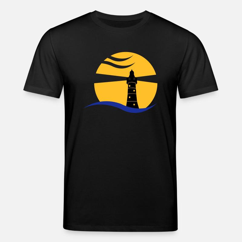 leuchtturm_02 - Stanley/Stella CREATOR Unisex Organic T-Shirt - black