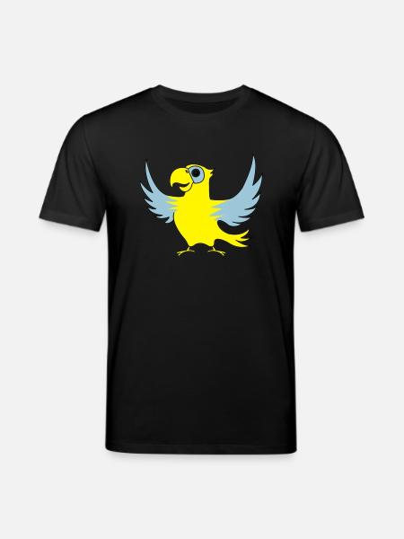 papagei_02 - T-shirt bio CREATOR Stanley/Stella Unisexe - noir