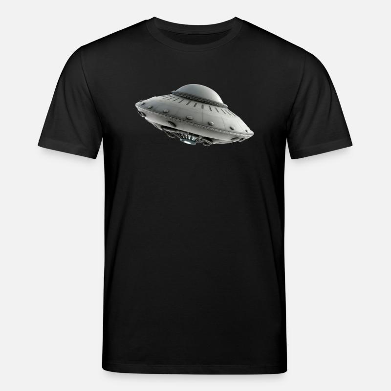 Ufo Alien science fiction - Stanley/Stella Unisex Bio-T-Shirt CREATOR  - Schwarz