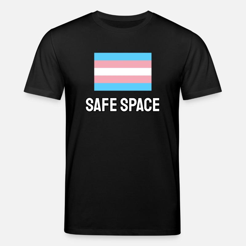 TRANS Safe Space - Transgender Pride - Stanley/Stella Unisex Bio-T-Shirt CREATOR  - Schwarz