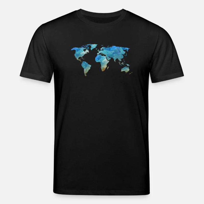 carte transparente - T-shirt bio CREATOR Stanley/Stella Unisexe - noir