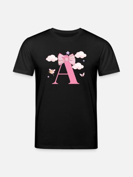 Letter to Pink Clouds - Stanley/Stella CREATOR Unisex Organic T-Shirt - black