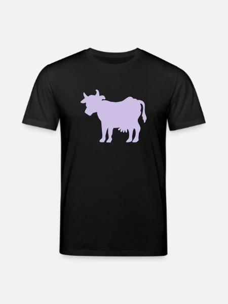 Kuh - Stanley/Stella Unisex Bio-T-Shirt CREATOR - Schwarz