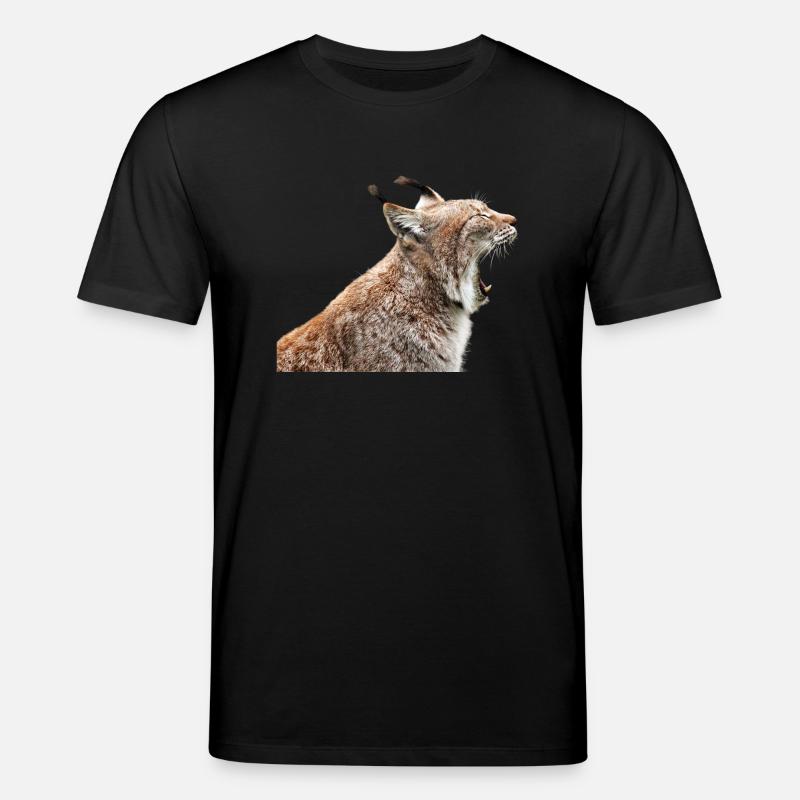 linx luchs cat cat - Stanley/Stella CREATOR Unisex Organic T-Shirt - black