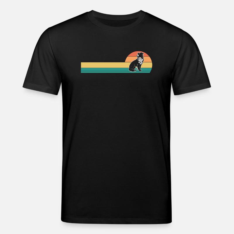 Border Collie - Stanley/Stella Unisex Bio-T-Shirt CREATOR  - Schwarz