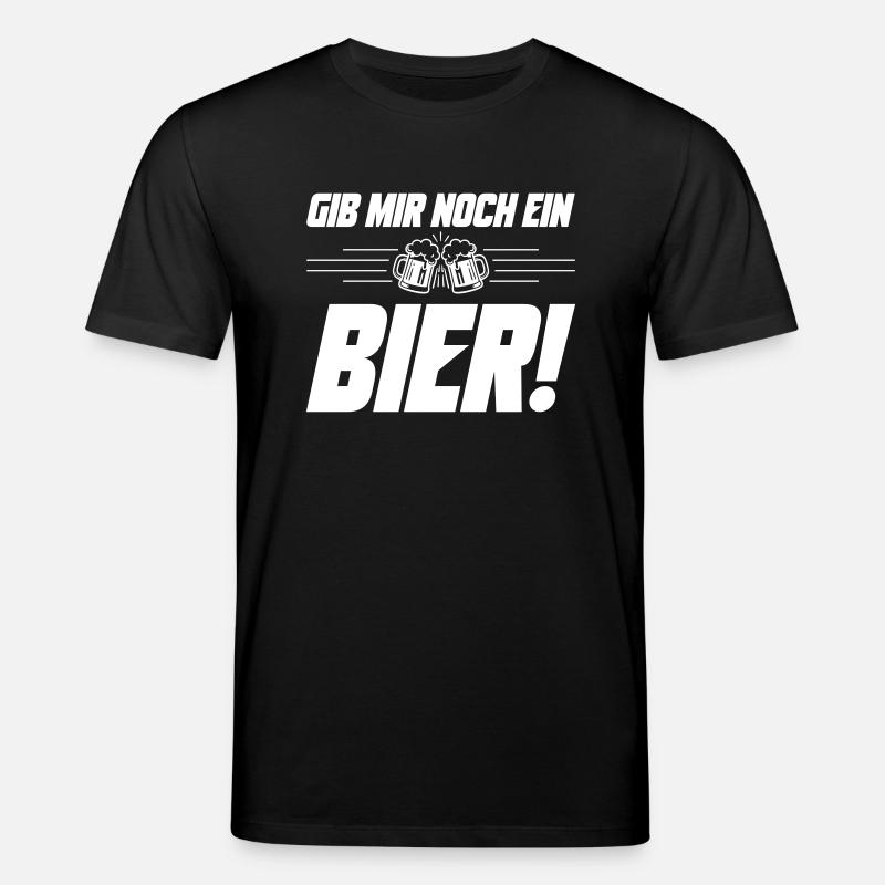 Noch ein Bier Spruch - Stanley/Stella Unisex Bio-T-Shirt CREATOR  - Schwarz