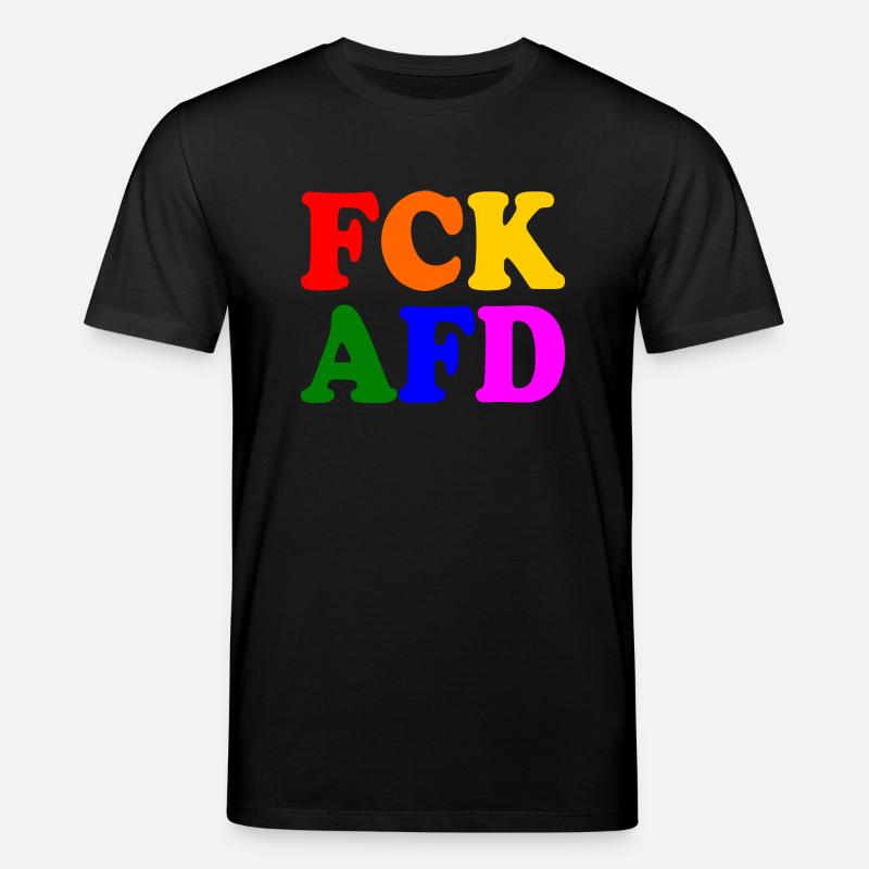 Fck afd - Stanley/Stella Unisex Bio-T-Shirt CREATOR  - Schwarz