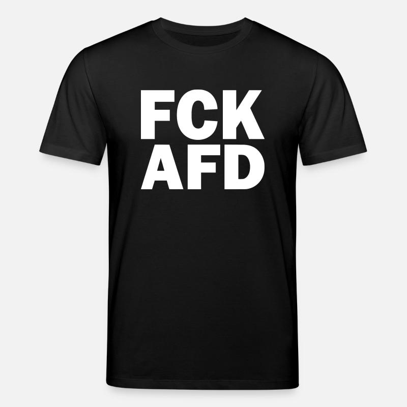 Fck afd - Stanley/Stella Unisex Bio-T-Shirt CREATOR  - Schwarz