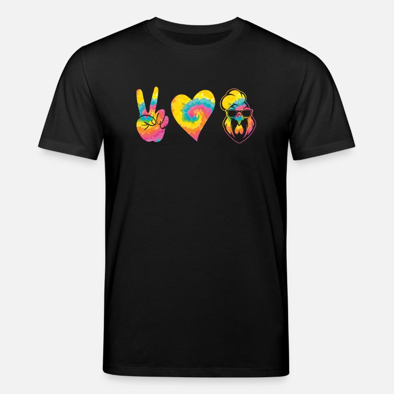 Hühner Hahn - Stanley/Stella Unisex Bio-T-Shirt CREATOR  - Schwarz