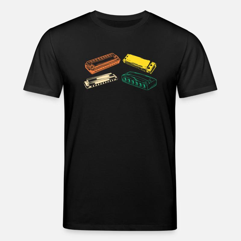 Harmonica Evolution Harmonica - T-shirt bio CREATOR Stanley/Stella Unisexe - noir