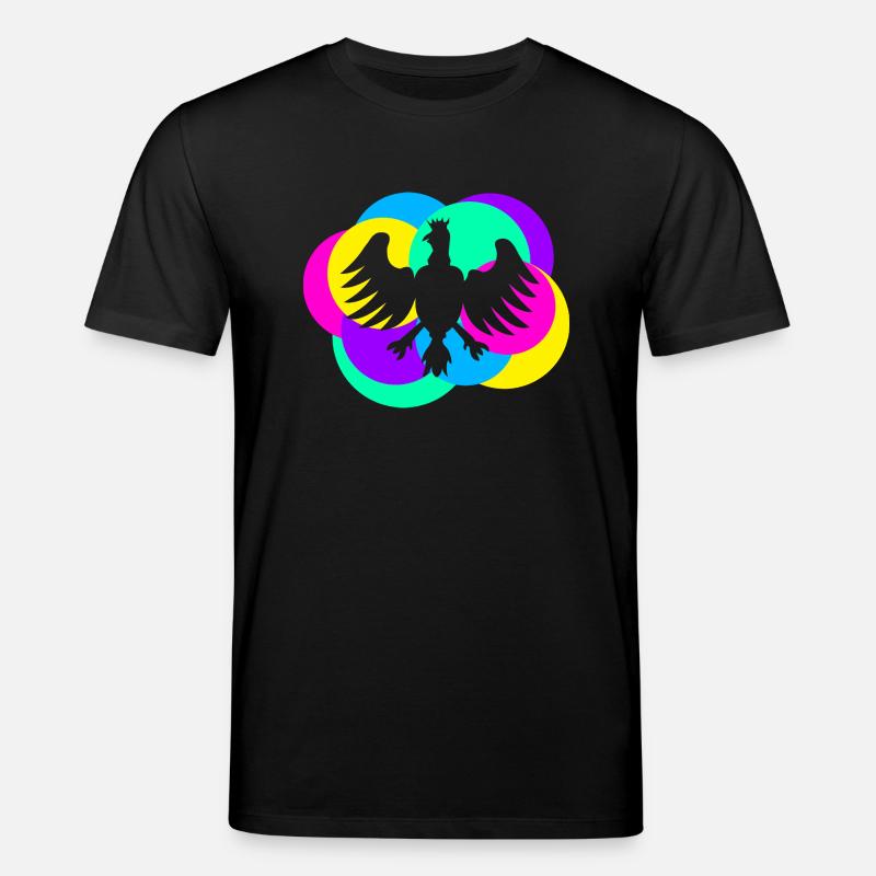 Schützenfest Vogel bunt - Stanley/Stella Unisex Bio-T-Shirt CREATOR  - Schwarz
