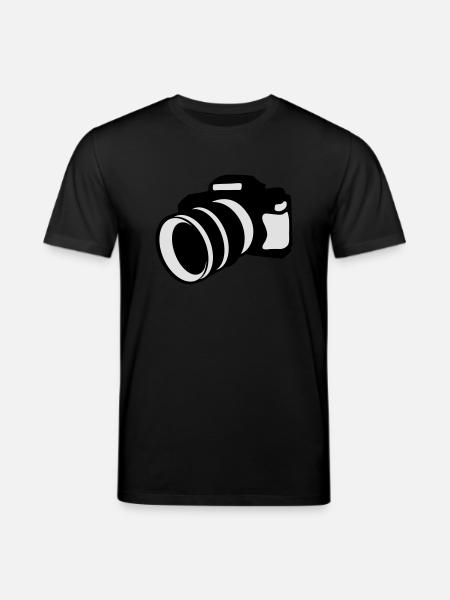 Camera - Stanley/Stella CREATOR Unisex Organic T-Shirt - black