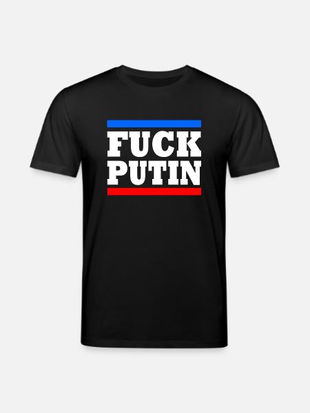 Fuck putin - Stanley/Stella CREATOR Unisex Organic T-Shirt - black
