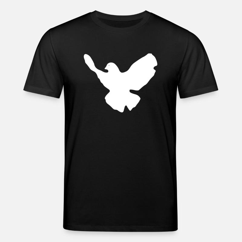 Friedenstaube - Stanley/Stella Unisex Bio-T-Shirt CREATOR  - Schwarz