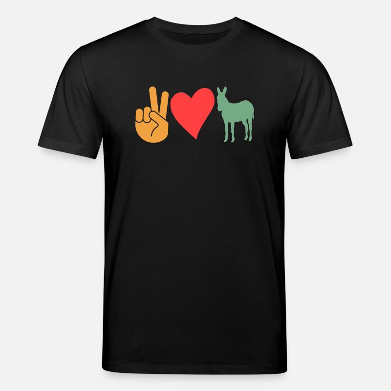 Esel - Stanley/Stella Unisex Bio-T-Shirt CREATOR  - Schwarz