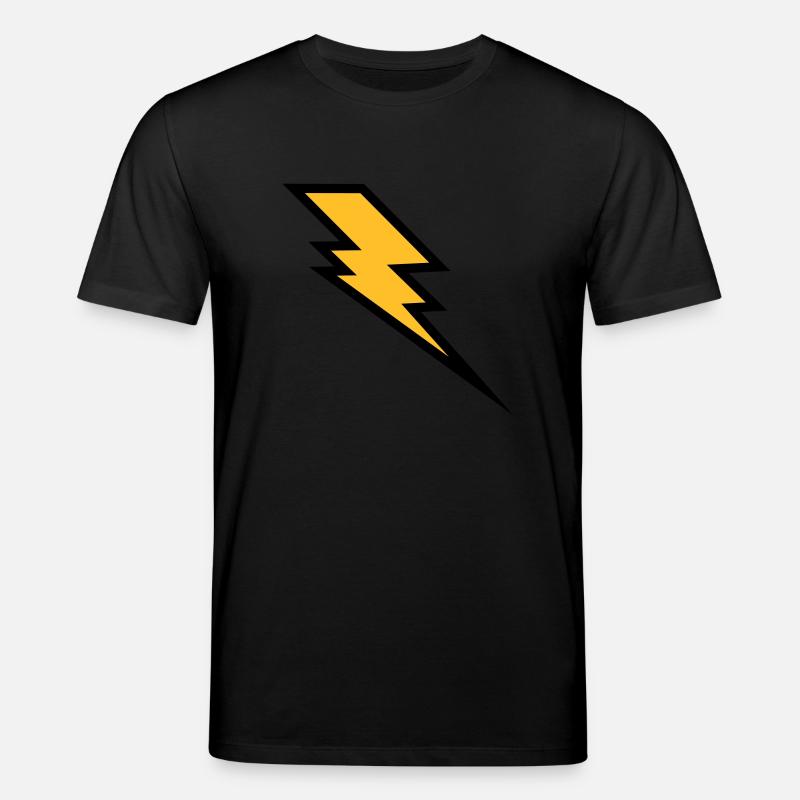 Lightning - Stanley/Stella CREATOR Unisex Organic T-Shirt - black