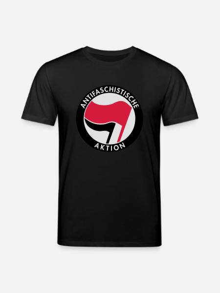 Antifaschistische Aktion - Stanley/Stella Unisex Bio-T-Shirt CREATOR - Schwarz