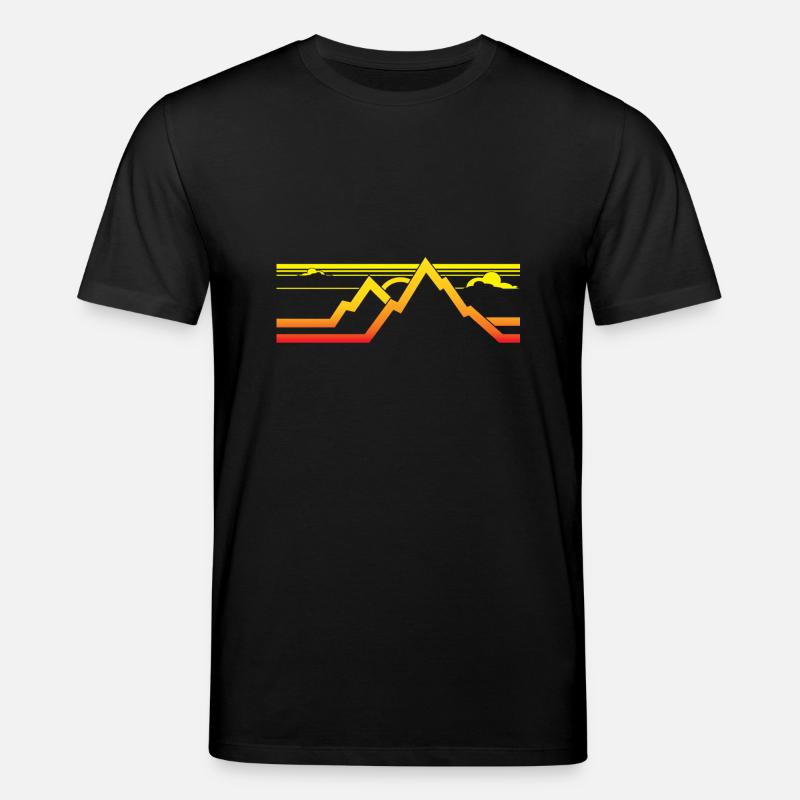 Berge - Stanley/Stella Unisex Bio-T-Shirt CREATOR  - Schwarz