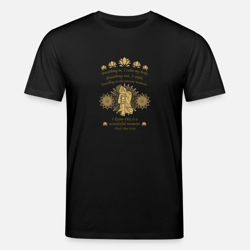 Thich Nhat Hanh - Stanley/Stella Unisex Bio-T-Shirt CREATOR  - Schwarz