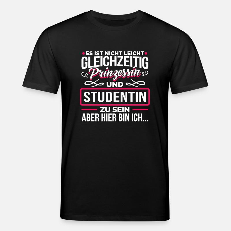 STUDENTIN - Prinzessin - Stanley/Stella Unisex Bio-T-Shirt CREATOR  - Schwarz