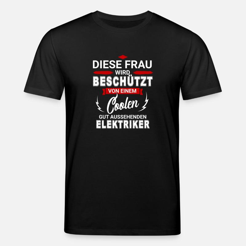 ELEKTRIKER - Stanley/Stella Unisex Bio-T-Shirt CREATOR - Schwarz