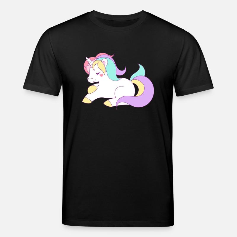 Einhorn Comic - Stanley/Stella Unisex Bio-T-Shirt CREATOR  - Schwarz