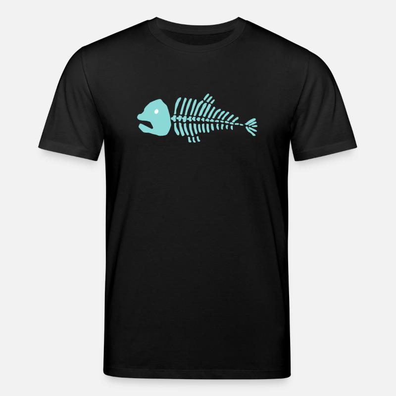 Grätenfisch - Stanley/Stella Unisex Bio-T-Shirt CREATOR  - Schwarz