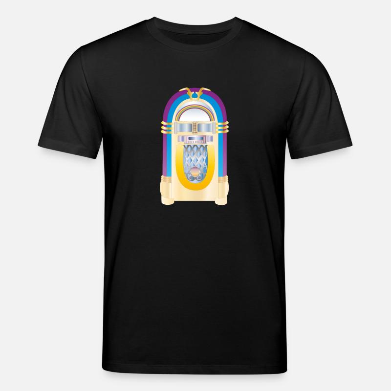 retro jukebox - Stanley/Stella Unisex Bio-T-Shirt CREATOR  - Schwarz