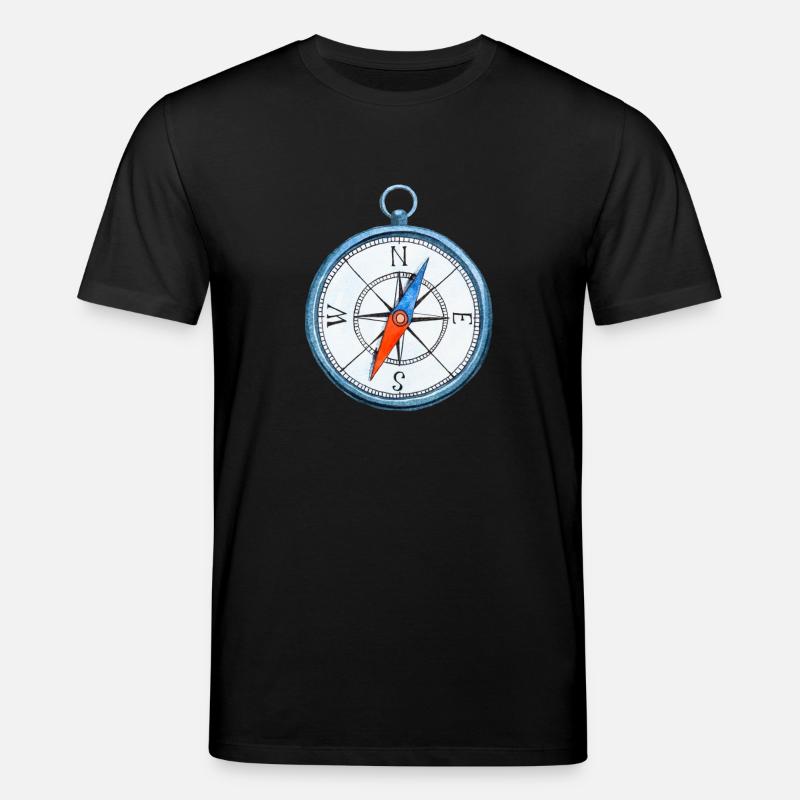 Kompass - Stanley/Stella Unisex Bio-T-Shirt CREATOR  - Schwarz