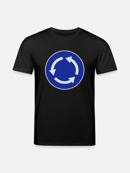Kreisverkehr - Stanley/Stella Unisex Bio-T-Shirt CREATOR - Schwarz