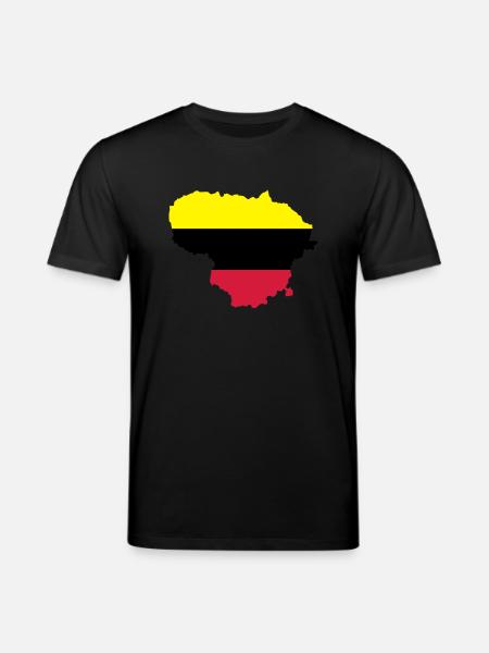 Litauen - Stanley/Stella Unisex Bio-T-Shirt CREATOR  - Schwarz