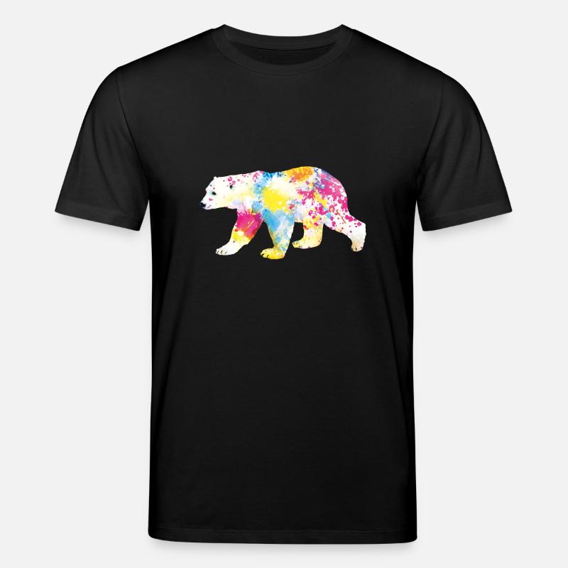 polar bear - Stanley/Stella Unisex Bio-T-Shirt CREATOR  - Schwarz