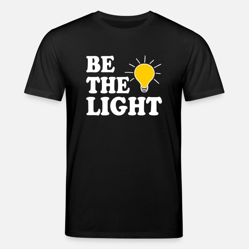 Be the light - Stanley/Stella Unisex Bio-T-Shirt CREATOR  - Schwarz