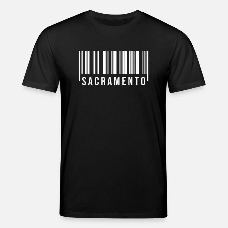 Code-barres de Sacramento - T-shirt bio CREATOR Stanley/Stella Unisexe - noir
