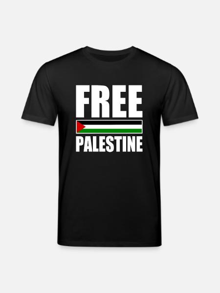Free palestine - Stanley/Stella CREATOR Unisex Organic T-Shirt - black