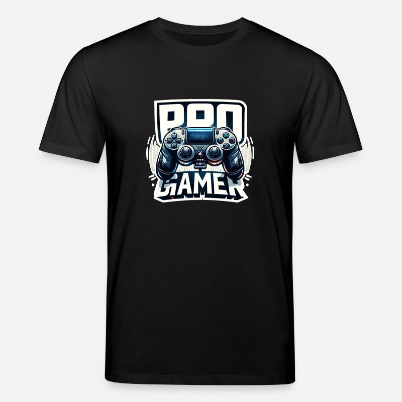 Pro Gamer - Controller Illustration - Stanley/Stella CREATOR Unisex Organic T-Shirt - black